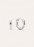 10mm Steel Hoop Earrings