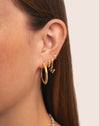 Cenit Gold Hoop Earrings