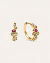 Aro Rainbow Bubbles S Gold Earrings