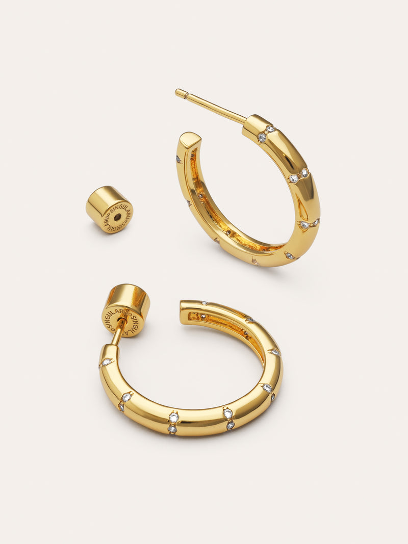 Starla Sparks M Gold Earrings