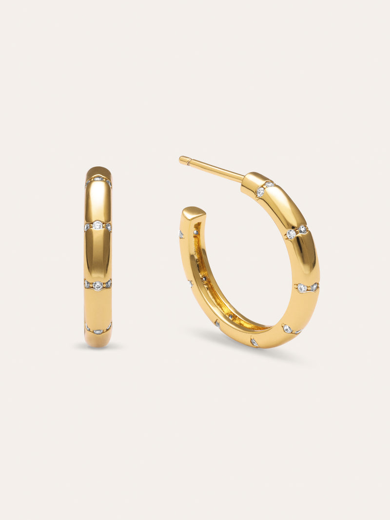 Starla Sparks M Gold Earrings
