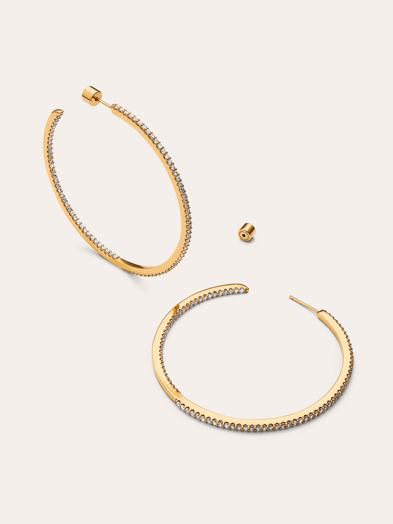Scarlett XL Gold Hoop Earrings 