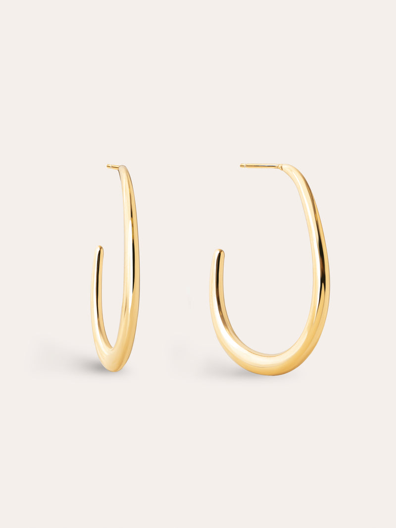 Bulky Stainless Steel Earrings