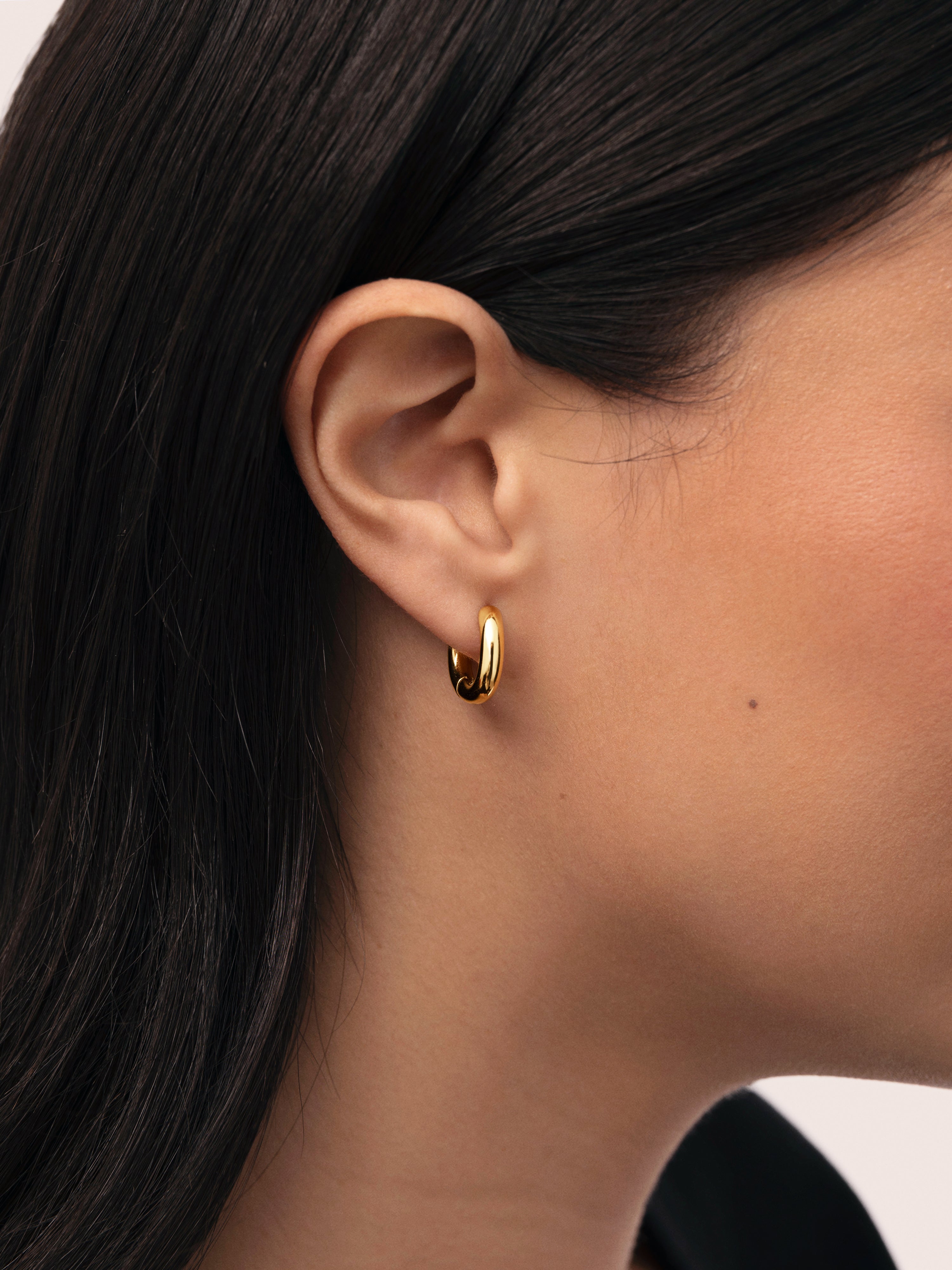 Carmen S Stainless Steel Gold Earrings