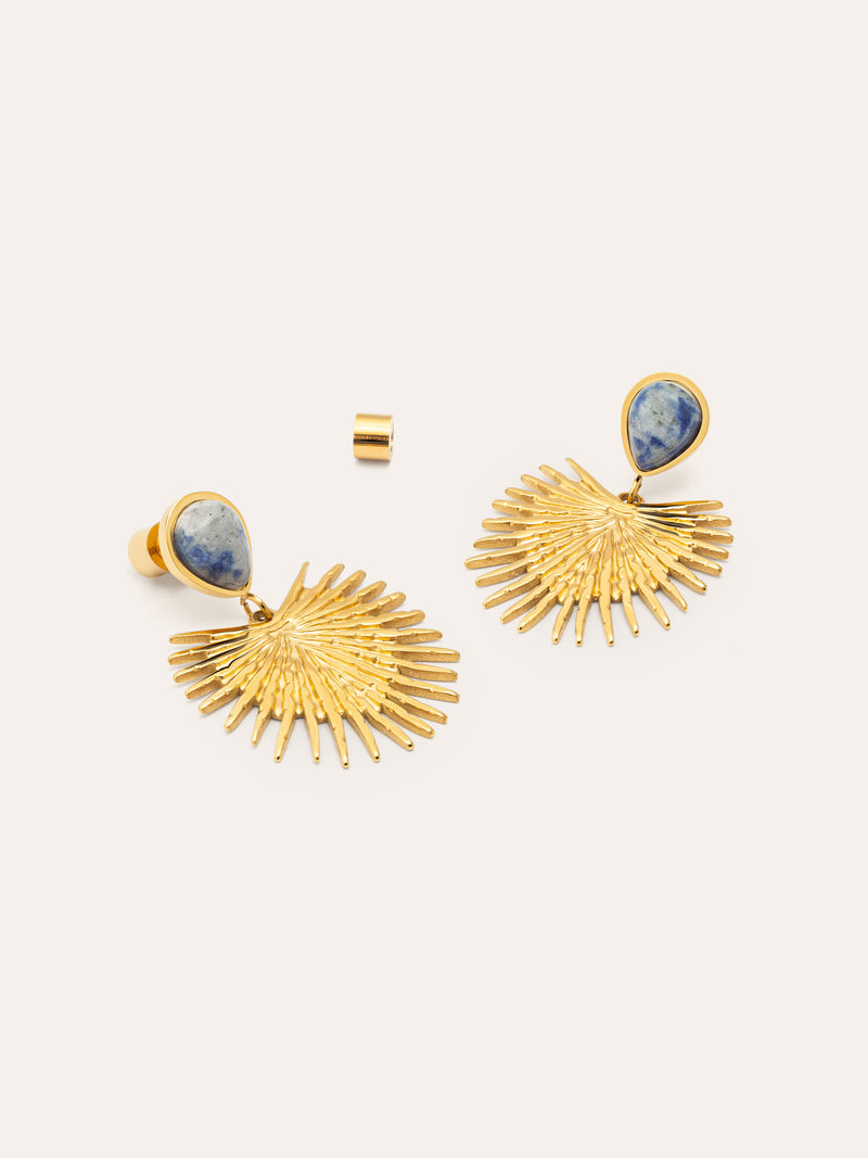 Catalina Stainless Steel Gold Earrings