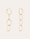 Pendientes Circles & Circles Baño Oro