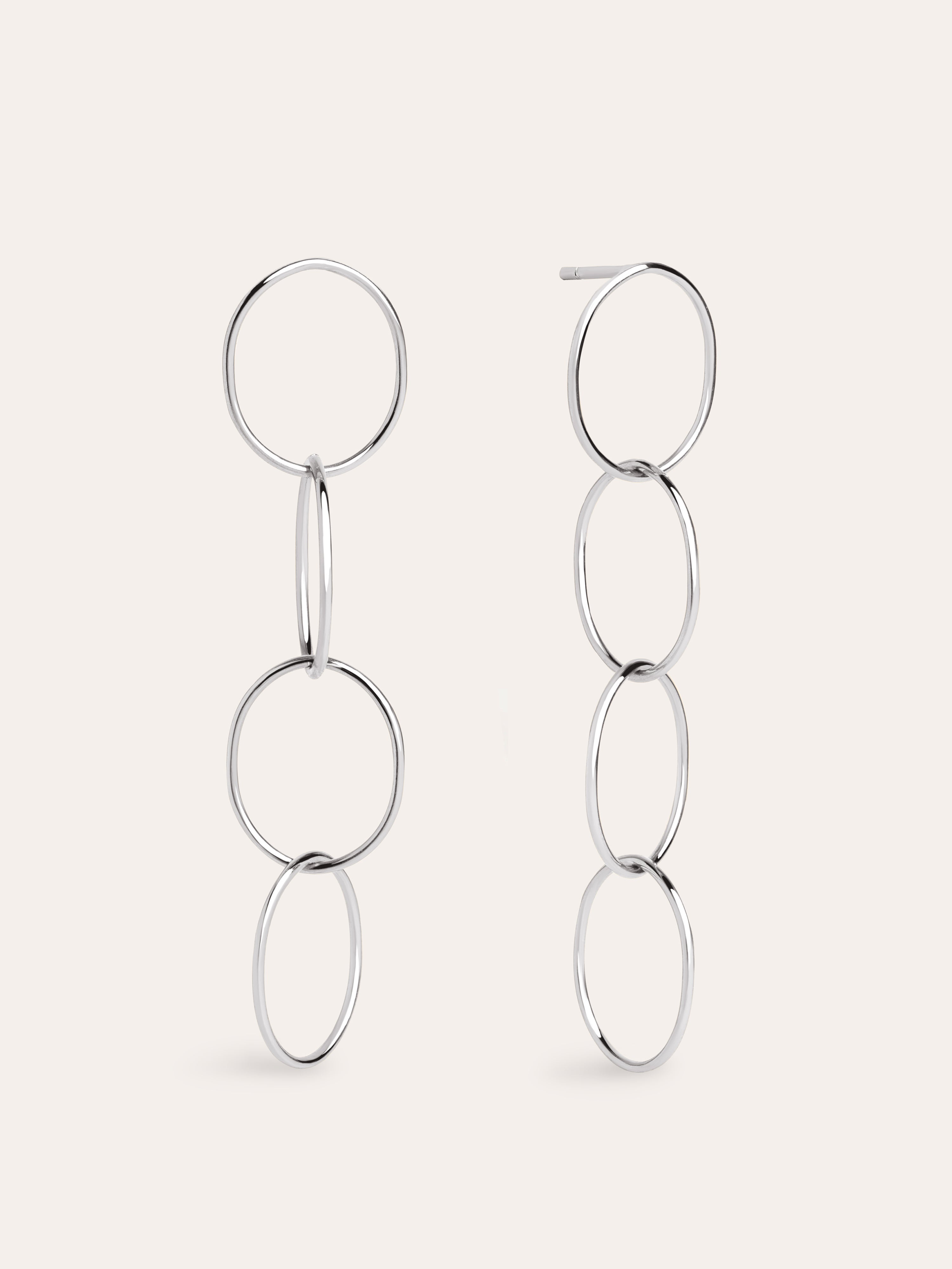 Pendientes Circles & Circles Acero