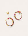 Circle Estelar Gold Earrings