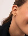 Orecchini Scheletro Spark Placcati in Oro - puesto en modelo