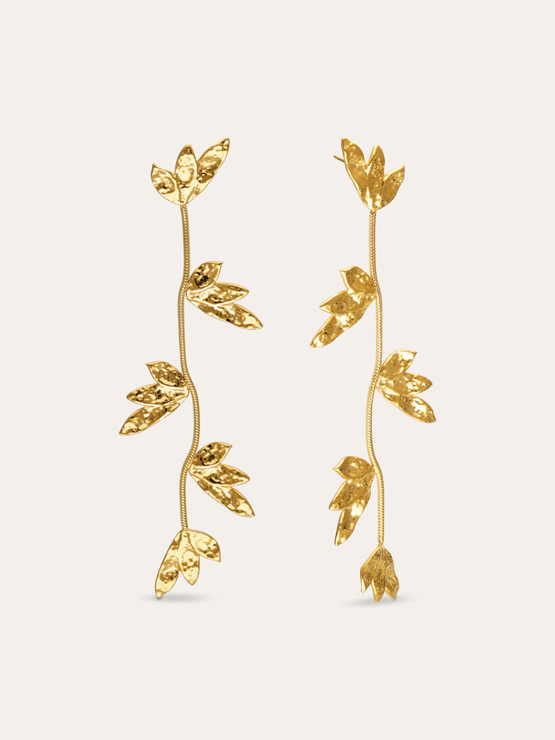 Florenda Stainless Steel Gold Earrings 
