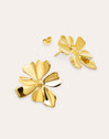 Pendientes Flower Spring Baño Oro