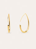 Oorbellen Druppel Arch Staal Verguld met 18kt Goud