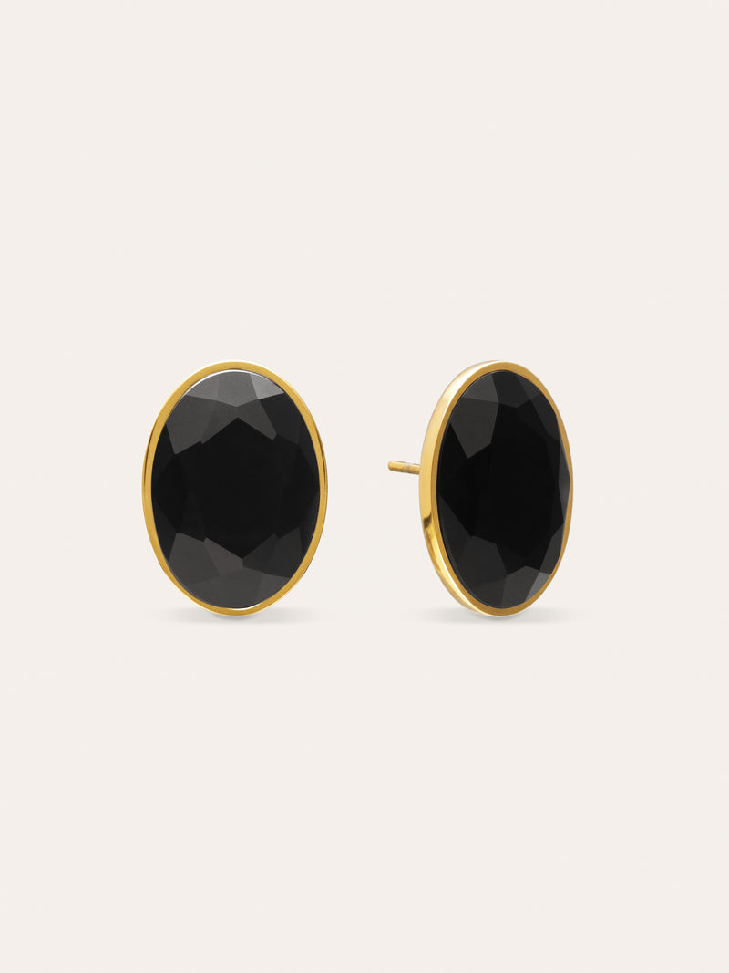 Pendientes Lena Acero Baño Oro