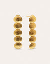 Long Maris Stainless Steel Gold Earrings 