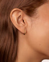 Pendientes Aro Maria XS Acero Baño Oro