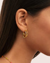 Orbit Cross Gold Necklace
