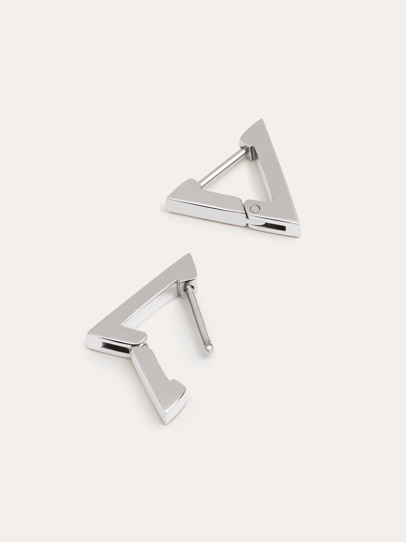Pyramid Stainless Steel Earrings 