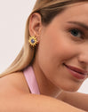 Pendientes Sole Catalina Acero Baño Oro
