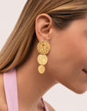 Pendientes Soluna Acero Baño Oro