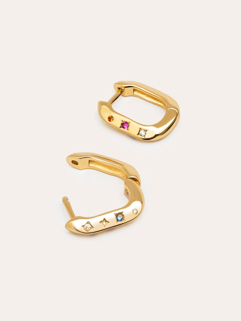 Starla Gold Hoop Earrings