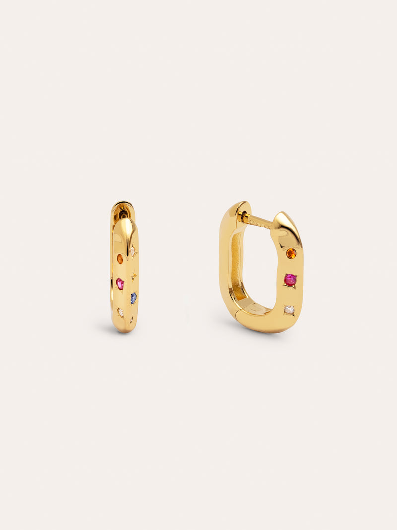 Starla Gold Hoop Earrings