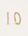 Tressia Spark Gold Earrings
