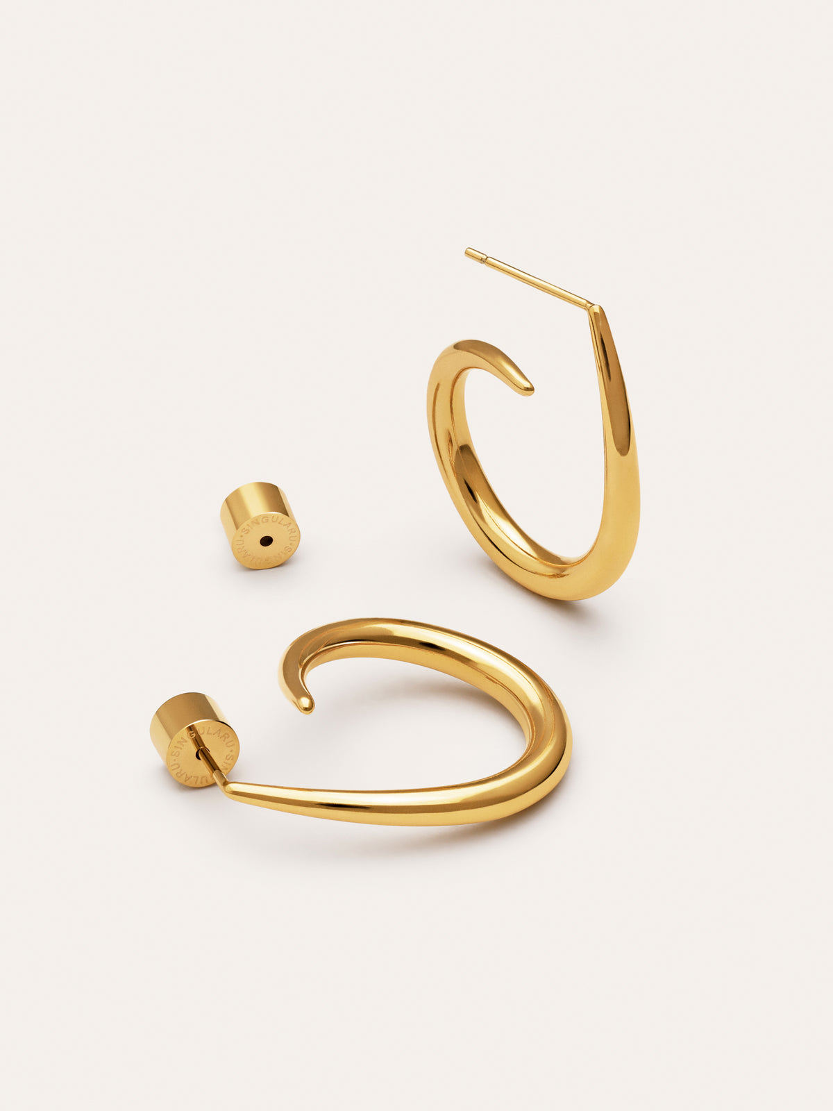 Imagen detalle de Orecchini Twist Acciaio Placcato Oro