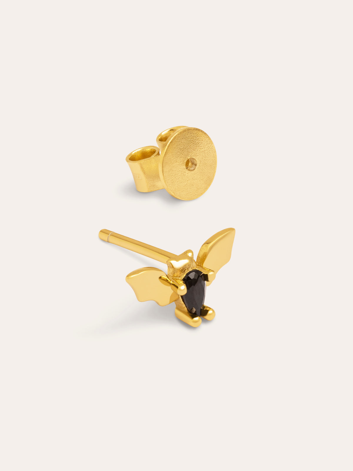 Imagen detalle de Boo Bat Gold-Plated Single Earring