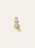 Boucle D’oreille à L’unité Bubbles Spark Plaquée Or