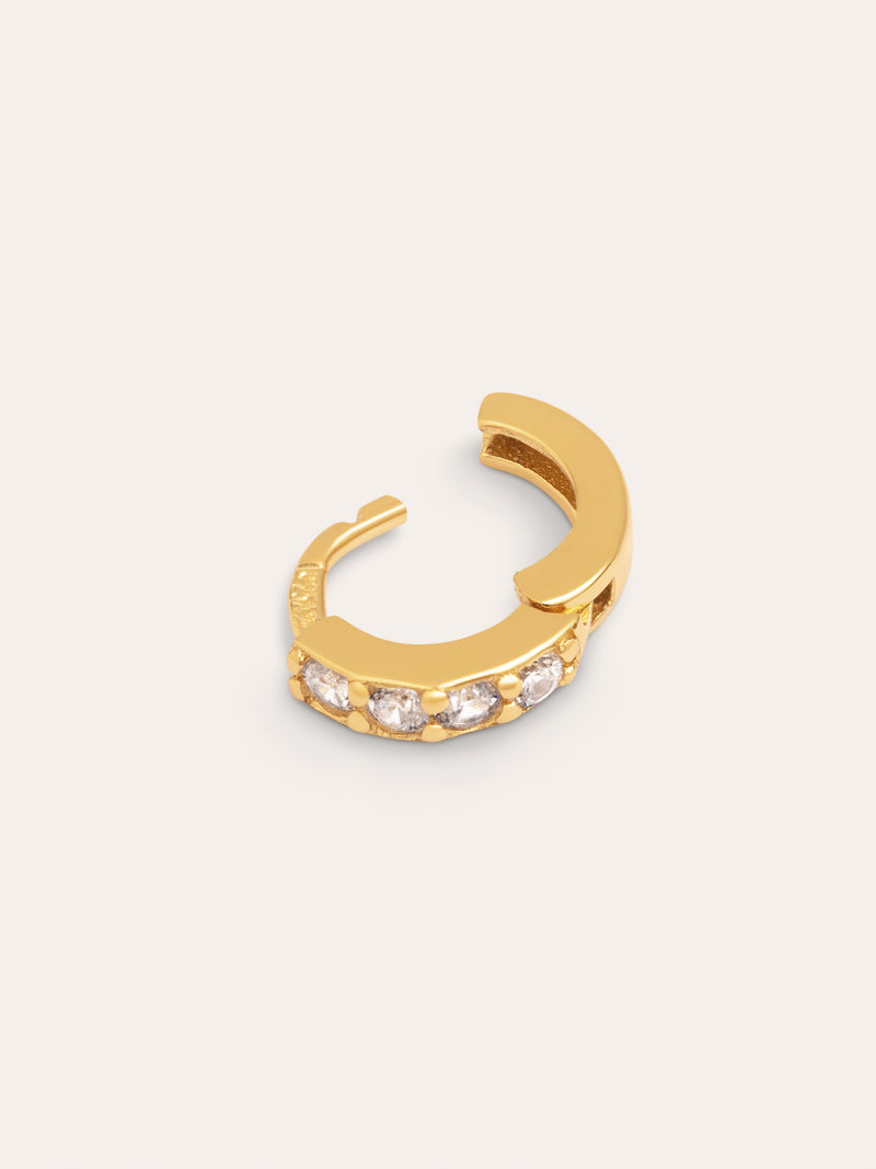 Cleo S Gold Hoop Single Earring