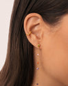 Nina Ear Cuff Gold Single Earring