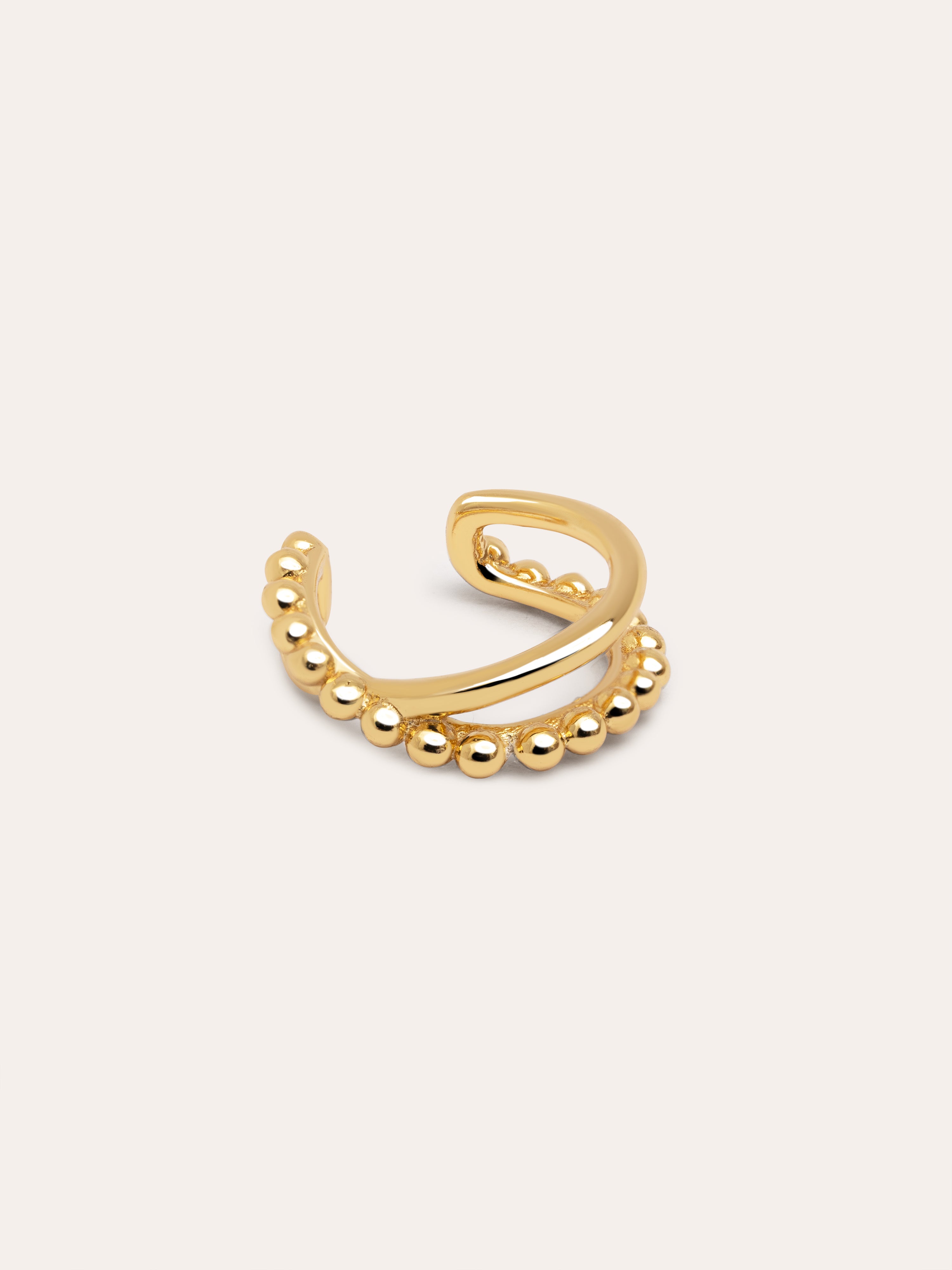 Nina Ear Cuff Gold Single Earring