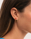 Single Earring Strawberry Gold Plated