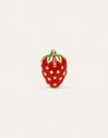 Single Earring Strawberry Gold Plated