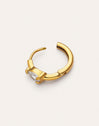 Imagen detalle de Single Earring Spark Drop Steel Gold Plated