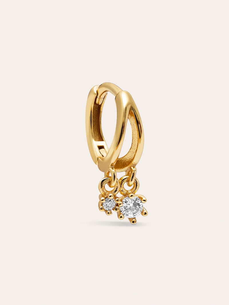 Single Earring Luzia Gold Plated