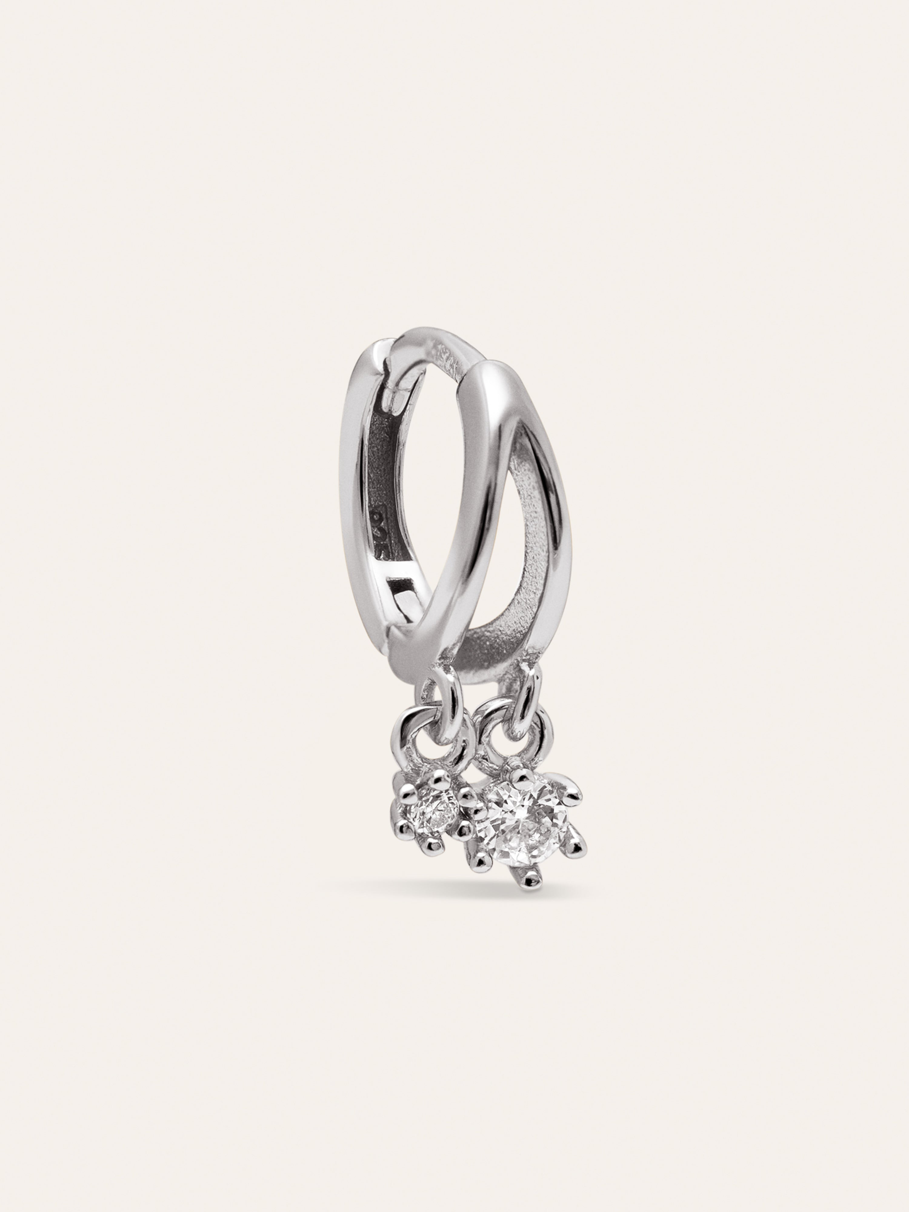 Pendiente Suelto Luzia Plata