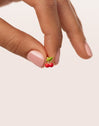 Small Cherry Gold Single Earring 