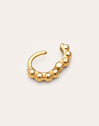 Pendiente Suelto Pebbles XS Acero Baño Oro
