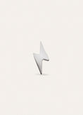 Single Earring Lightning Steel