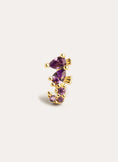 Losse oorbel Sea Seahorse verguld met 18kt goud