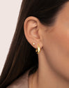 Solar Gold Single Earring