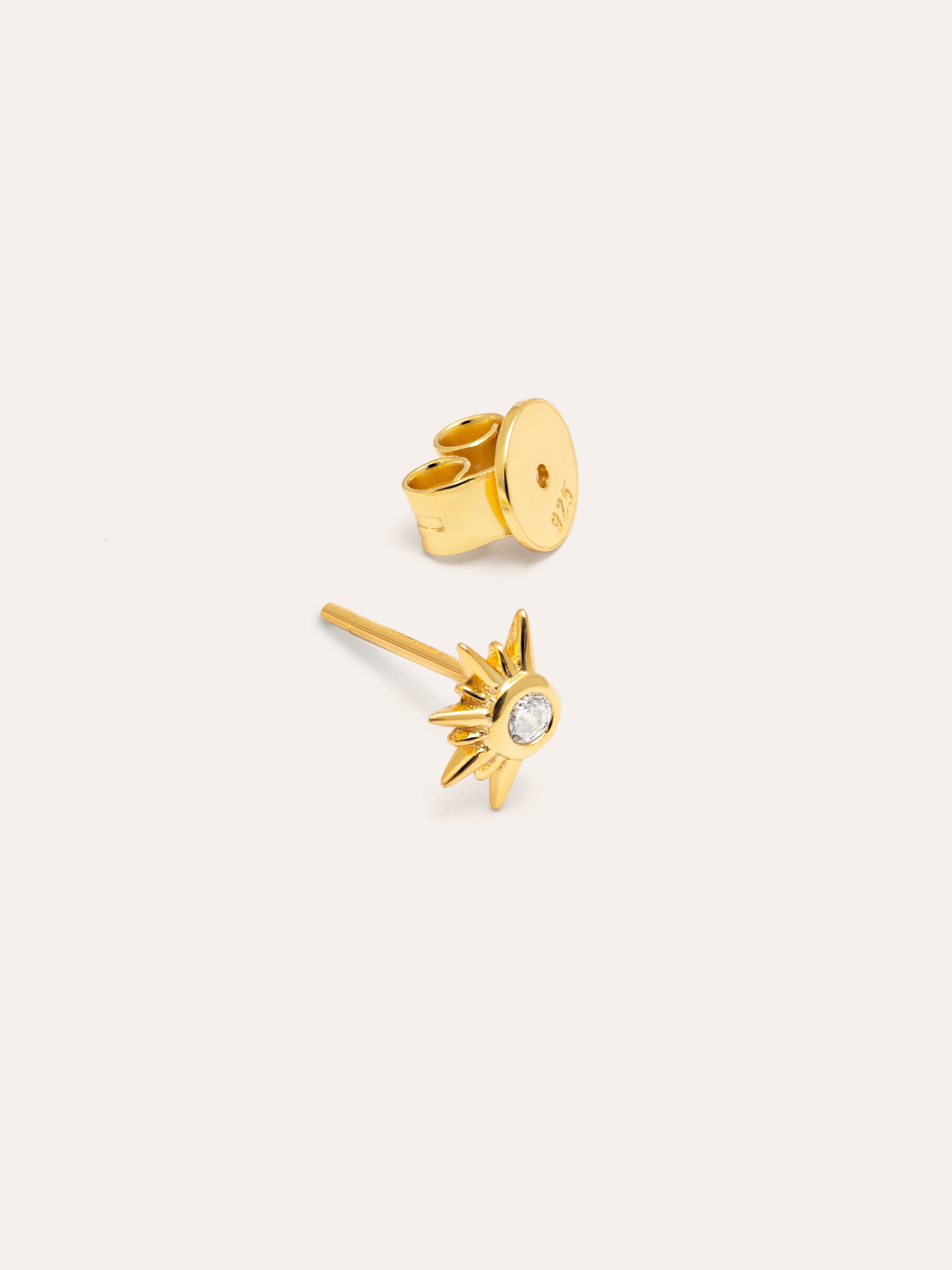 Solar Gold Single Earring