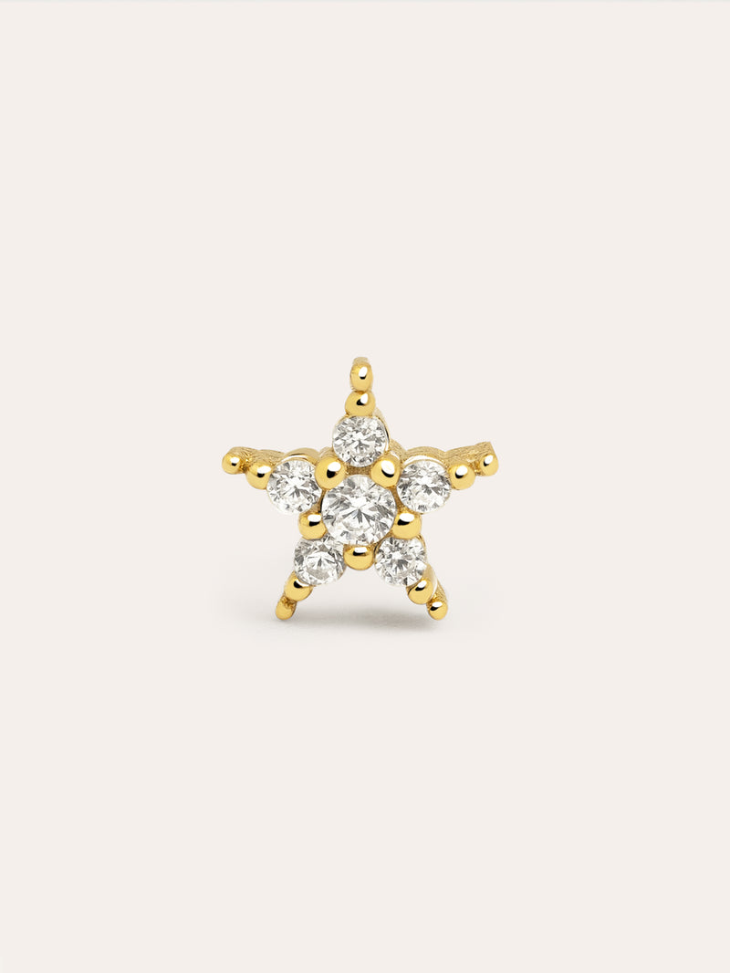 Starlight Gold Single Earring 