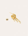 Triple Drip Gold Single Earring