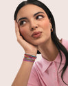 Pack 3 Pulseras Carla Rainbow Acero