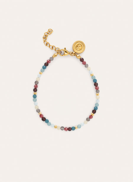 Pulsera Altea Bruma Acero Baño Oro