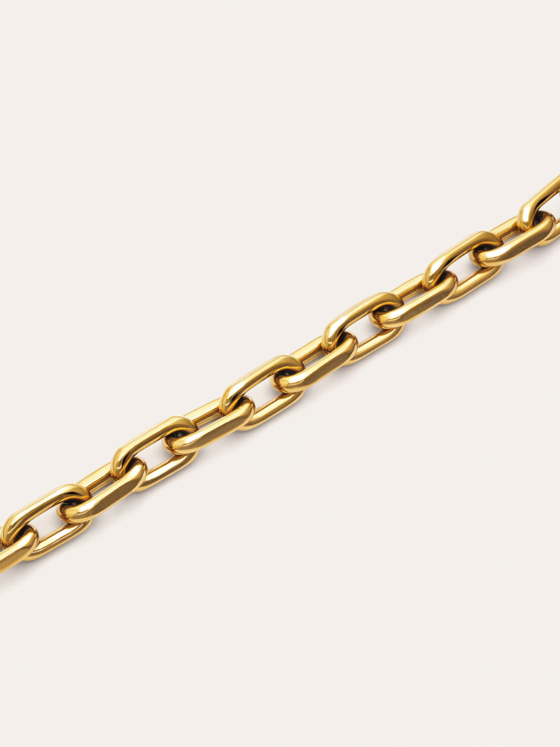 Big Link Stainless Steel Gold Bracelet