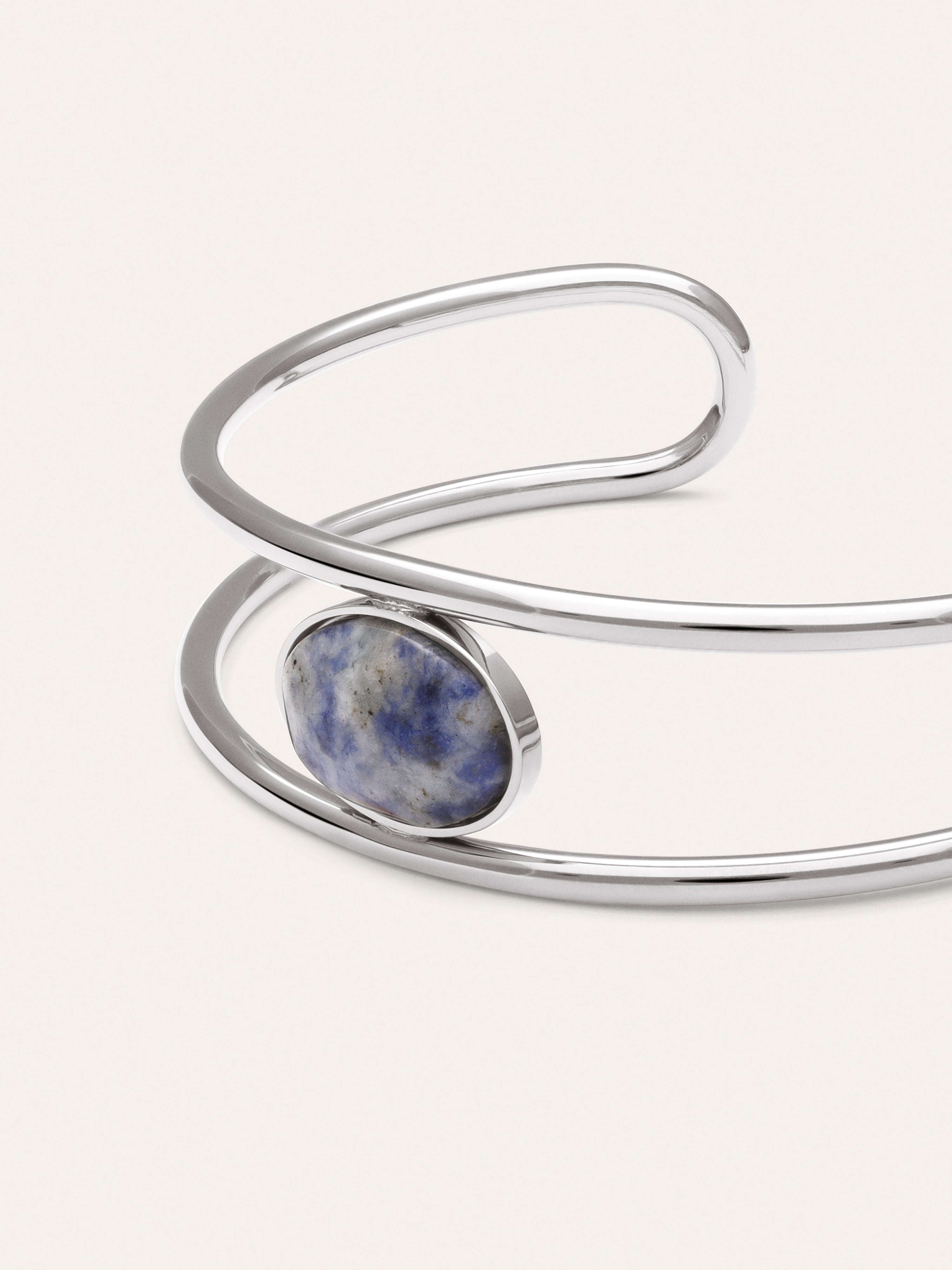 Brazalete Cianita Acero