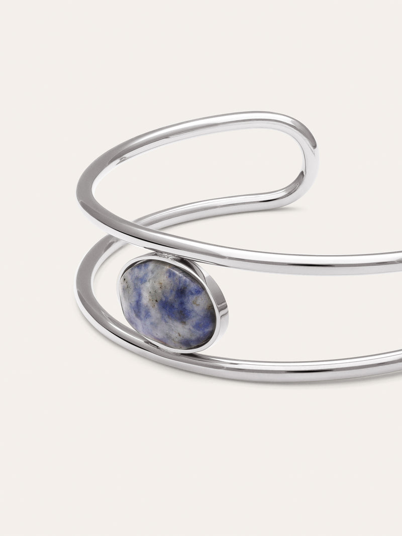 Brazalete Cianita Acero